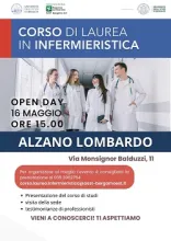 locandina open day laurea in infermieristica